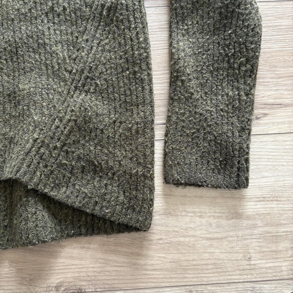 Madewell Women's Northfield Wool Blend Mock Neck Sweater Hunter Green Small - Picture 2 of 5